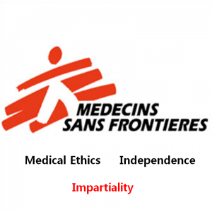 A STEP TOWARDS PEACE Médecins Sans Frontières : Is there any border in the life?   