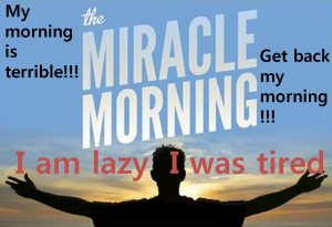 A STEP TOWARDS PEACE [Miracle Morning for 10 days] I Never Give Up! Youtube Miracle Morning Hal Elrod Every day is like Christmas dead for 6 minutes change   