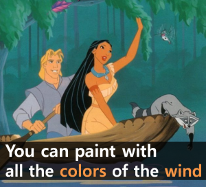 A STEP TOWARDS PEACE We Can Be One! : Indian girl Pocahontas "Colors of the Wind"(Korean Ver) wolf cry Walt Disney Pictures Pocahontas(Disney) Pocahontas Matoaka legend John Smith Disney Colors of the Wind Amonute   