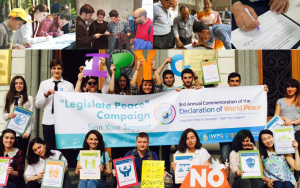 A STEP TOWARDS PEACE "Peace Messengers Together" Relay 3 others! WARP Summit 2017 message relay Spreading a culture of peace Peace messengers together Peace law Legislate Peace Campaign HWPL DPCW   