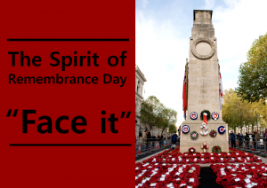 A STEP TOWARDS PEACE The Spirit of Remembrance Day "Face it" We Shall Keep the Faith Remembrance Day red poppy Poppy Day November 11 Moina Michael John McCrae In Flanders Fields First World War   