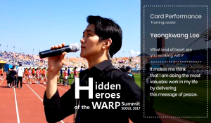 A STEP TOWARDS PEACE Behind the Staff Story of the 3rd WARP #1 volunteers Together We Make a Difference Staff Story peace festival HWPL Hidden heroes 3rd WARP   