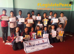 A STEP TOWARDS PEACE #LegislatePeace Campaign in Everywhere ZAMBIA WARP to end WAR Religion NEPAL MONGOLIA Legislate Peace Campaign KOSOVO IPYG international law HWPL's Solutions HWPL DPCW   