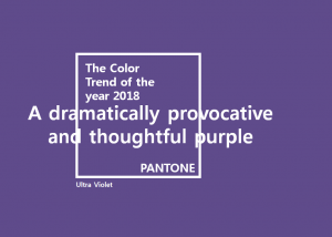A STEP TOWARDS PEACE Ultra Violet : 2018 Color Trend Ultra Violet thoughtful purple The Pantone Color Pantone Color Institute Pantone Leatrice Eiseman Laurie Pressman inventiveness imagination dramatically provocative application to me actions   