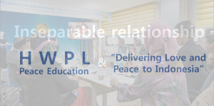 A STEP TOWARDS PEACE HWPL Spreading Love and Peace to Indonesia Universitas Islam Negeri Syarif Hidayatullah Jakarta Reunification Peace Academy MOU Peace Love Indonesia HWPL Peace Education Workshop HWPL Peace education HWPL Divided nation   