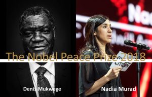 A STEP TOWARDS PEACE Nobel peace prize 2018, Denis Mukwege and Nadia Murad war crimes UN Spreading a culture of peace sex slaves Nadia Murad Mr.PravinH.Parekh Islamic State ISIS international law Hon. Emil Constantinescu H.E. Viktor Yushchhenko H.E. Ivo Josipović H.E. Gennady Burbulis Former President DPCW Article 10 DPCW Denis Mukwege Congo Confederation of Indian Bar CoerciveConversion CNN civil war Berit Reiss-Andersen Baltic-Black Sea Forum Alfred Nobel’s will   