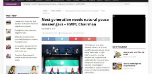 A STEP TOWARDS PEACE HWPL News Around The World ZUNA Zimbabwe United Nations Association UN DPI Peace Quotes Peace education Man Hee Lee Quotes Man Hee Lee Peace Quotes Junior Chambers International Zimbabwe JCI IPYG quotes IPYG HWPL DPCW   