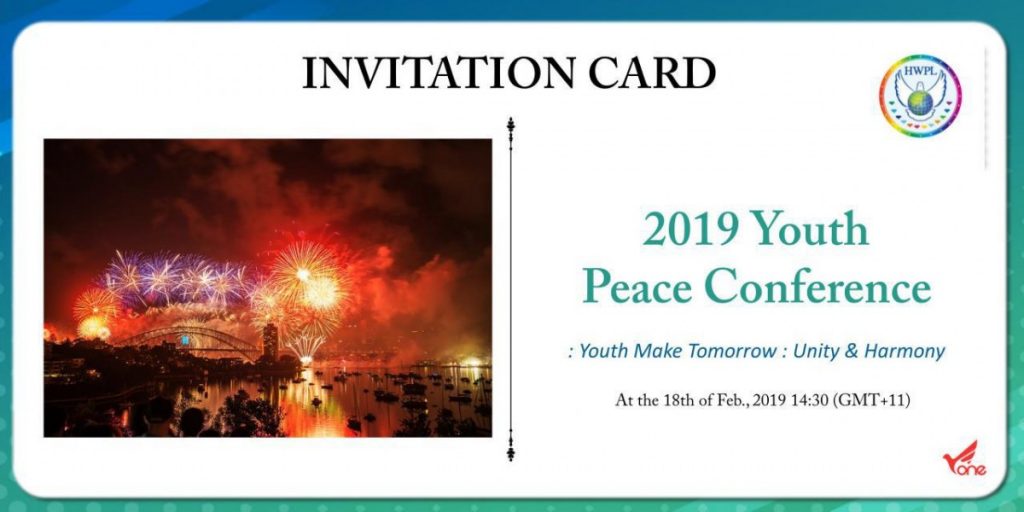 A STEP TOWARDS PEACE YouthPeaceConference Unity Peace Letter Manheelee IPYG peace letter campaign IPYG HWPL 30th World Peace Tour HWPL Harmony chairman Lee Australia 30th_Peacetour A STEP TOWARDS PEACE HWPL 30th World Peace Tour: 2019 Youth Peace Conference #4 YouthPeaceConference Unity Peace Letter Manheelee IPYG peace letter campaign IPYG HWPL 30th World Peace Tour HWPL Harmony chairman Lee Australia 30th_Peacetour