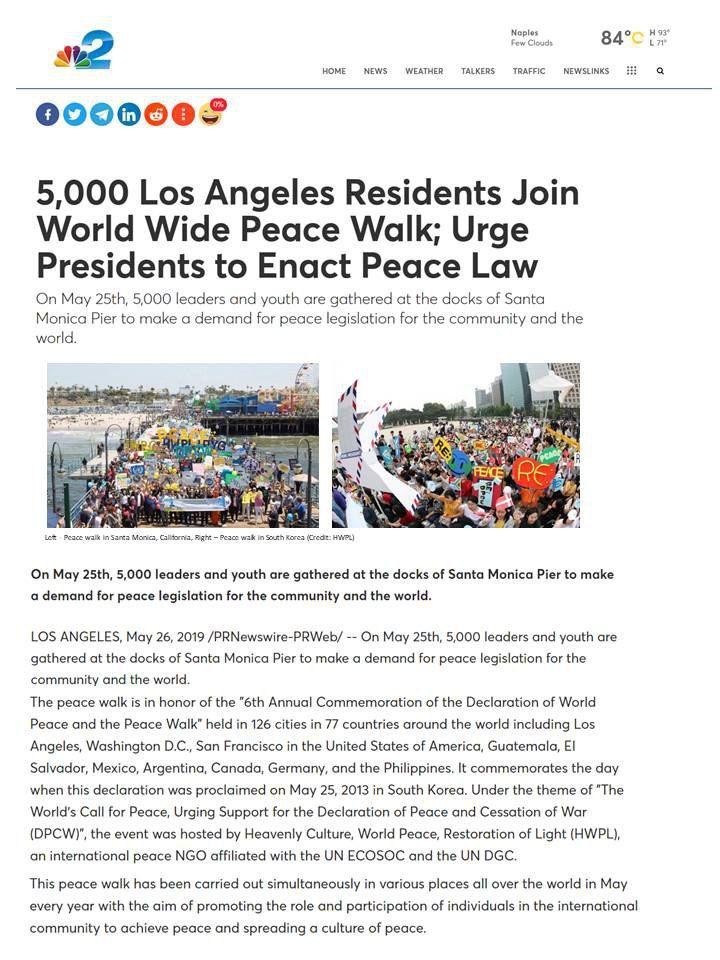 A STEP TOWARDS PEACE What is HWPL UNIVISION News Channel 34 Telemundo News SABC RE_Peaceletter Reply Peacewalk Peace Letter NBC2 News NBC News Channel 4 NBC Bay Area News Manheelee man hee lee hwpl Man Hee Lee biography letter of peace letter for peace KTLA News Channel 5 KITV IWPG IPYG HWPL FOX 34 DPCW CBS News Channel 2 ABC News Channel 7 A STEP TOWARDS PEACE 6th HWPL Peacewalk: Enthusiastic Support from Numerous Foreign Press What is HWPL UNIVISION News Channel 34 Telemundo News SABC RE_Peaceletter Reply Peacewalk Peace Letter NBC2 News NBC News Channel 4 NBC Bay Area News Manheelee man hee lee hwpl Man Hee Lee biography letter of peace letter for peace KTLA News Channel 5 KITV IWPG IPYG HWPL FOX 34 DPCW CBS News Channel 2 ABC News Channel 7