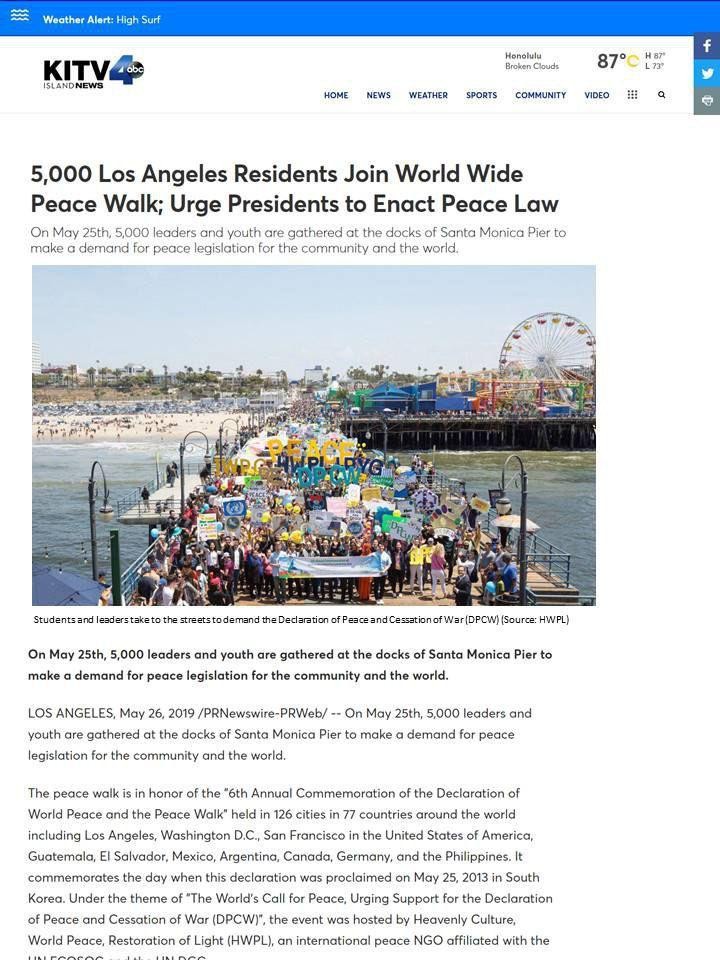 A STEP TOWARDS PEACE What is HWPL UNIVISION News Channel 34 Telemundo News SABC RE_Peaceletter Reply Peacewalk Peace Letter NBC2 News NBC News Channel 4 NBC Bay Area News Manheelee man hee lee hwpl Man Hee Lee biography letter of peace letter for peace KTLA News Channel 5 KITV IWPG IPYG HWPL FOX 34 DPCW CBS News Channel 2 ABC News Channel 7 A STEP TOWARDS PEACE 6th HWPL Peacewalk: Enthusiastic Support from Numerous Foreign Press What is HWPL UNIVISION News Channel 34 Telemundo News SABC RE_Peaceletter Reply Peacewalk Peace Letter NBC2 News NBC News Channel 4 NBC Bay Area News Manheelee man hee lee hwpl Man Hee Lee biography letter of peace letter for peace KTLA News Channel 5 KITV IWPG IPYG HWPL FOX 34 DPCW CBS News Channel 2 ABC News Channel 7