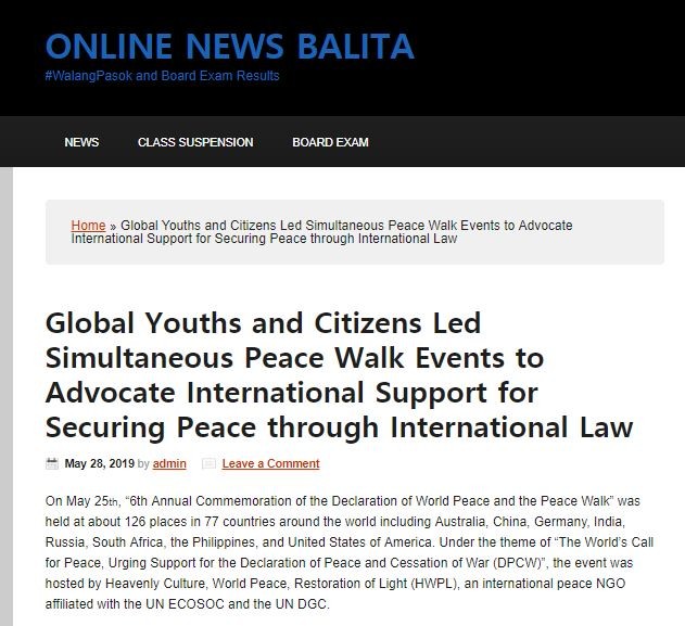 A STEP TOWARDS PEACE The Philippines and Uganda News about HWPL Peacewalk What is HWPL Washington D.C. Volunteers Individuals for Peace (VIP) United Runners of Cavite Uganda RE_Peaceletter Reply Philippines Philippine Chamber of Commerce and Industry Peacewalk Peace Letter Manheelee Man Hee Lee Quotes Man Hee Lee Peace Quotes Man Hee Lee biography Kaakibat Ng Autism Society Phil Multi-purpose Cooperative IWPG IPYG hwpl peace walk HWPL DPCW   