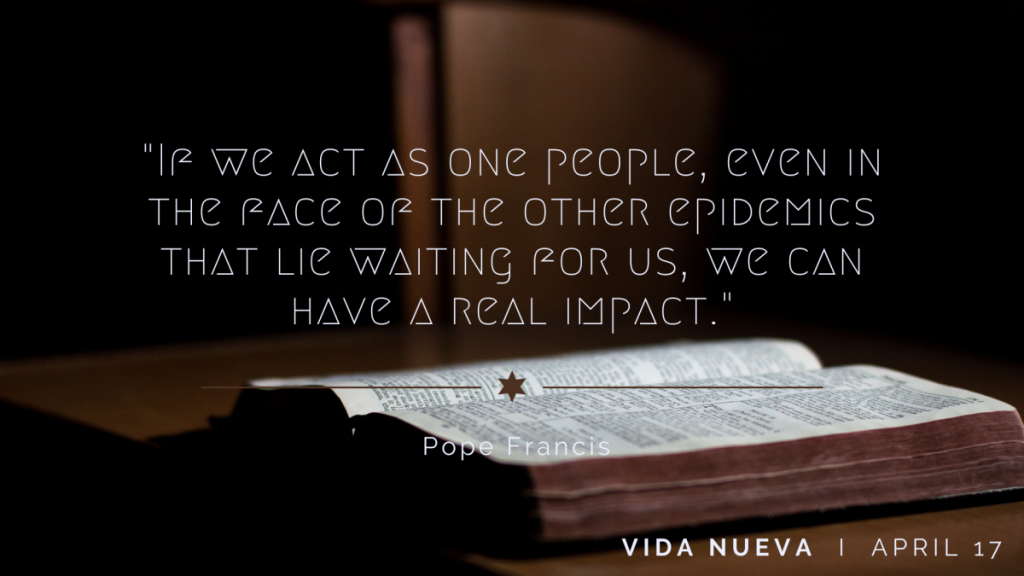 A STEP TOWARDS PEACE WE ARE ONE Vida Nueva Un plan para resucitar the antibodies of solidarity Pope Francis novel coronavirus Manheelee IMF HWPL Great Lockdown Gita Gopinath COVID-19 A STEP TOWARDS PEACE How Pope Francis reacts to COVID-19 WE ARE ONE Vida Nueva Un plan para resucitar the antibodies of solidarity Pope Francis novel coronavirus Manheelee IMF HWPL Great Lockdown Gita Gopinath COVID-19