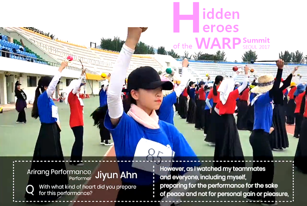 A STEP TOWARDS PEACE Behind the Staff Story of the 3rd WARP #2 volunteers Together We Make a Difference Staff Story Peace parade peace festival HWPL Hidden heroes DPCW Arirang Performance 3rd WARP   