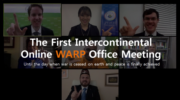 A STEP TOWARDS PEACE [D-1] HWPL Intercontinental WARP Office Meeting What Religious Texts Tell You WARPSummit2018 WARP OFFICE Religious Youth Peace Camp Peace Initiative peace festival Man Hee Lee HWPL Intercontinental WARP Office Meeting HWPL Intercontinental Online WARP Office HWPL DPCW Chairman Man Hee Lee Alliance of Religions Afterlife 918WARP   