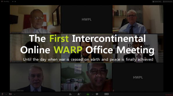 A STEP TOWARDS PEACE 7th HWPL Intercontinental Online WARP Office "About Food" WARPsummit2019 WARP Offices Sikhism Manheelee Man Hee Lee Quotes Islam HWPL Intercontinental WARP Office Meeting HWPL Hinduism DPCW Christianity Buddhism   
