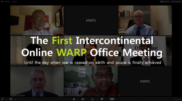 A STEP TOWARDS PEACE [D-1] HWPL Intercontinental WARP Office Meeting What Religious Texts Tell You WARPSummit2018 WARP OFFICE Religious Youth Peace Camp Peace Initiative peace festival Man Hee Lee HWPL Intercontinental WARP Office Meeting HWPL Intercontinental Online WARP Office HWPL DPCW Chairman Man Hee Lee Alliance of Religions Afterlife 918WARP   