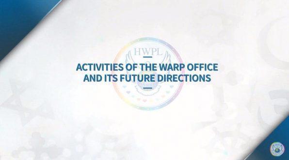 A STEP TOWARDS PEACE The 5th HWPL Intercontinental Online WARP Office Meeting “Creation” #2 What is HWPL WARP_Office Trustworthy_Scripture ReligiousText Manheelee HWPL Intercontinental WARP Office Meeting HWPL Creation   