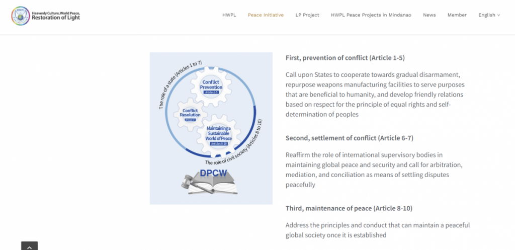 A STEP TOWARDS PEACE LP Program: 2023 DPCW Conference "Legislate Peace(LP)" LPproject LP program Legislate Peace Campaign DPCW(Declaration of Peace and Cessation of War) 918 WARP Summit 2023 HWPL World Peace Summit 2023 DPCW   