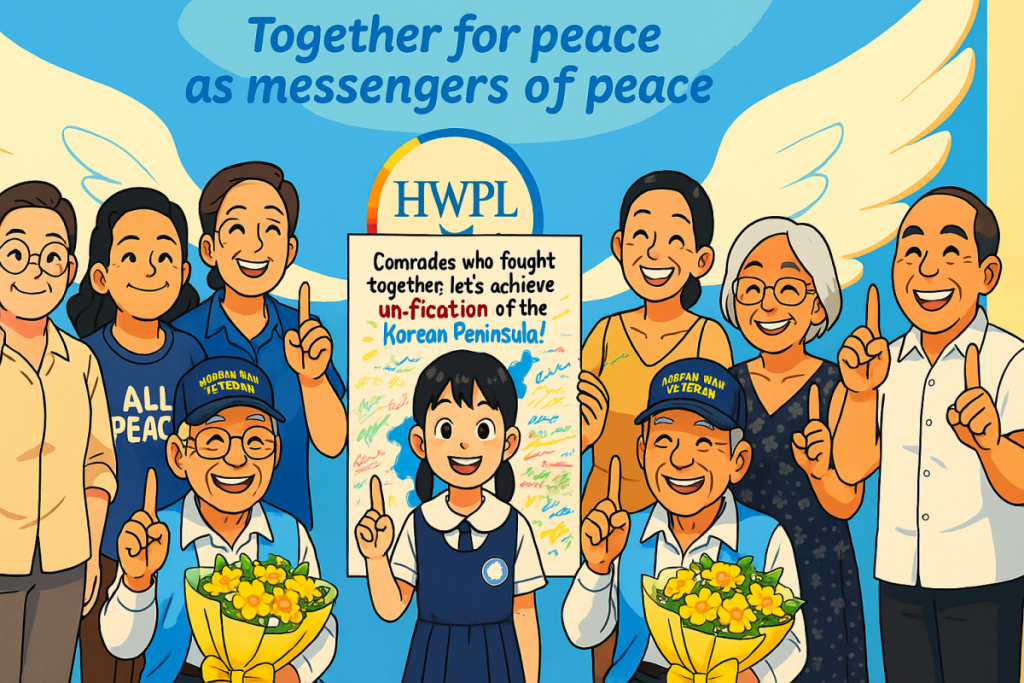 A STEP TOWARDS PEACE "We Are One!" : How Peace Brought Filipinos and Koreans Together WeAreOne PeaceStartsWithMe PeaceEducation KoreanWarVeterans HWPLPeaceMovement   