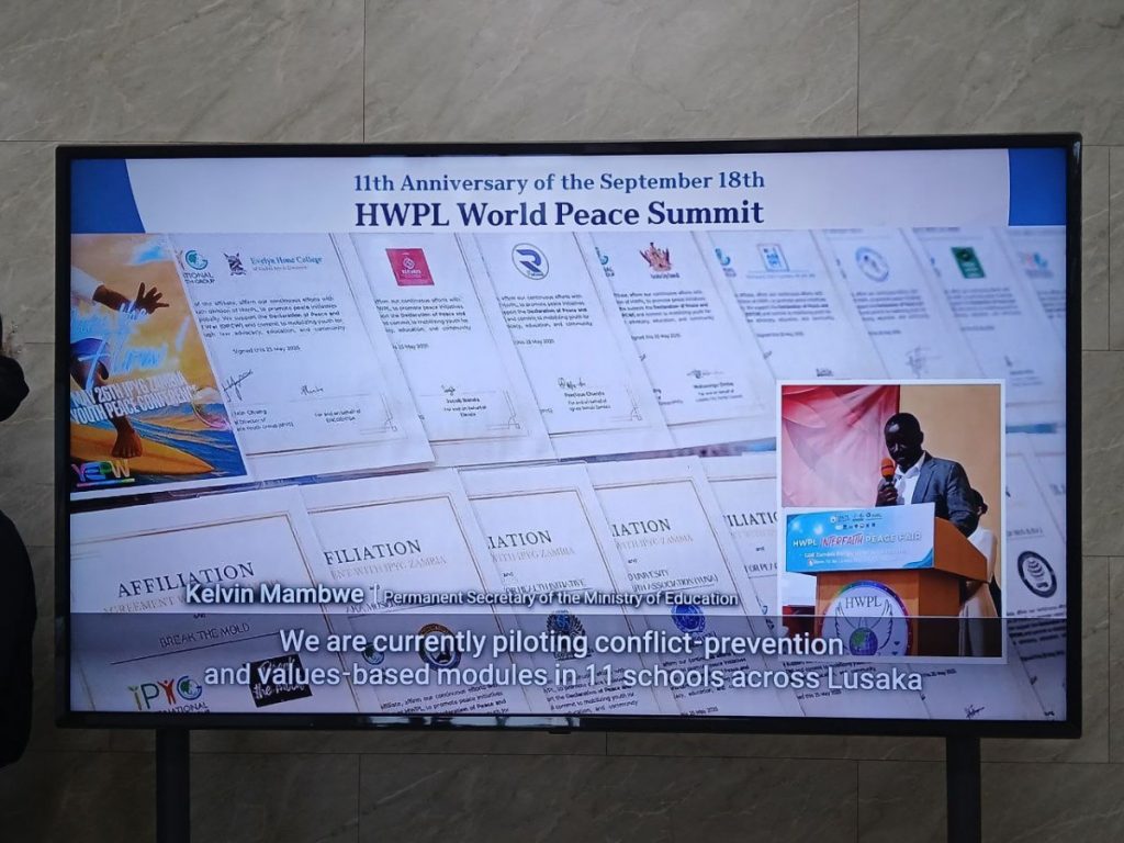 A STEP TOWARDS PEACE If Peace Education Is Integrated into Public Education, Can It Help End Global Conflicts? 이만희 평화실화 PeaceEducationZambia MongoliaPeaceCulture man hee lee peace education HWPL Zambia Lusaka HWPL Peace education 2025 HWPL World Peace Summit 2025 Globla Peace Education Conference   
